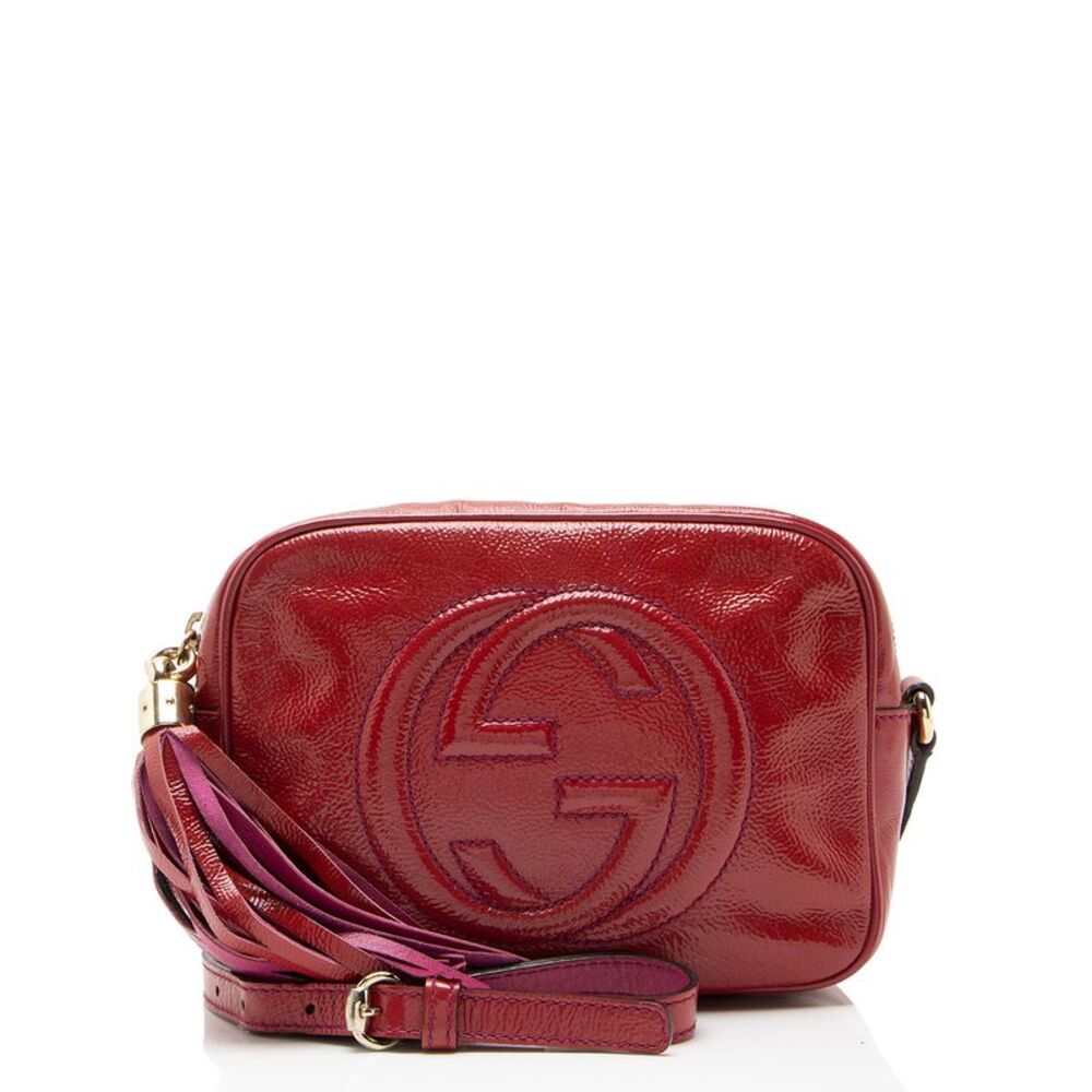 Gucci Patent Leather Soho Disco Bag